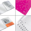 CAIET BIROU SPIRA A4 DICTANDO ROZ COPERTA PP WOW LEITZ - imagine 4