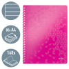 CAIET BIROU SPIRA A4 DICTANDO ROZ COPERTA PP WOW LEITZ - imagine 3