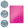CAIET BIROU SPIRA A5 ARITMETICA ROZ COPERTA PP WOW LEITZ - imagine 3