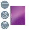 CAIET BIROU SPIRA A5 DICTANDO MOV COPERTA PP WOW LEITZ - imagine 3