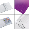 CAIET BIROU SPIRA A5 DICTANDO MOV COPERTA PP WOW LEITZ - imagine 4
