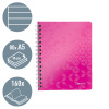 CAIET BIROU SPIRA A5 DICTANDO ROZ COPERTA PP WOW LEITZ - imagine 3