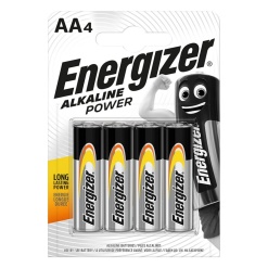 Baterii alkaline ENERGIZER AA, 4 buc/set