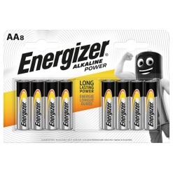 Baterii alkaline ENERGIZER AA, 8 buc/set
