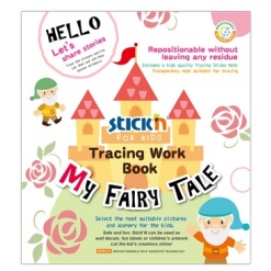 Carte educativa Stick'n Tracing Work Book - My Fairy Tale