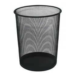 Cos metalic Mesh, pentru hartii, 19 litri, Q-Connect - negru