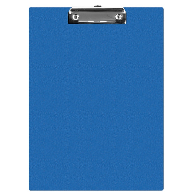 Clipboard simplu A5, plastifiat PVC, Q-Connect - albastru
