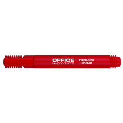 Permanent marker, varf rotund 1-3mm, corp plastic, Office Products - rosu