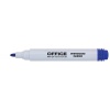 Marker pentru table de scris, varf rotund, corp plastic, Office Products - albastru