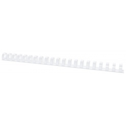 Inele plastic 16 mm, max 145 coli, 100buc/cut, Office Products - alb