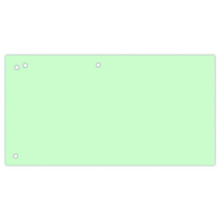 Separatoare carton pentru biblioraft, 190 g/mp, 105 x 240mm, 100/set, Office Products Duo - verde