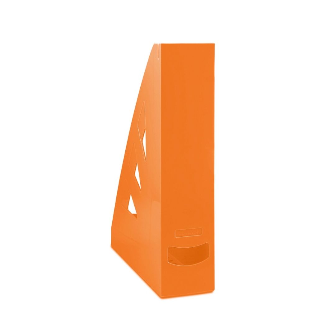 Suport vertical plastic pentru cataloage Office Products - orange