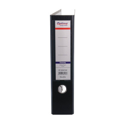 Biblioraft A4, margine metalica, 75mm, Optima Economy - marmorat