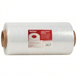Folie stretch transparenta Optima, 50cm latime, 23microni, elongatie 300% - masini automate