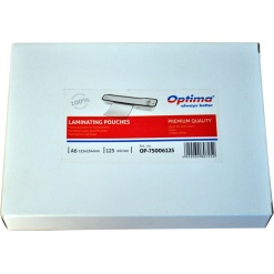 Folie laminare Optima, A6 (111 x 154 mm), 125 microni, 100 folii/top