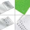 CAIET BIROU SPIRA A4 ARITMETICA VERDE COPERTA PP WOW LEITZ - imagine 5