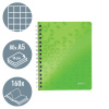 CAIET BIROU SPIRA A5 ARITMETICA VERDE COPERTA PP WOW LEITZ - imagine 3