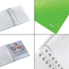 CAIET BIROU SPIRA A5 ARITMETICA VERDE COPERTA PP WOW LEITZ - imagine 5