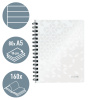 CAIET BIROU SPIRA A5 DICTANDO ALB COPERTA PP WOW LEITZ - imagine 3