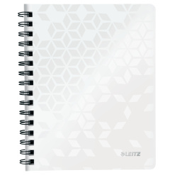 CAIET BIROU SPIRA A5 DICTANDO ALB COPERTA PP WOW LEITZ