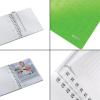 CAIET BIROU SPIRA A5 DICTANDO VERDE COPERTA PP WOW LEITZ - imagine 4