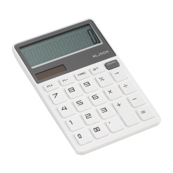 Alternative view of CALCULATOR BIROU 12 DIG ALB NUSIGN DELI