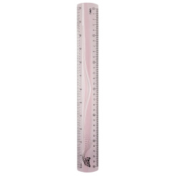 RIGLA 30CM FLEXIBILA TWIST ME TRANSPARENTA COLOR DELI