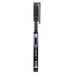 ROLLER FREE INK 0.5MM NEEDLE NEGRU THINK DELI