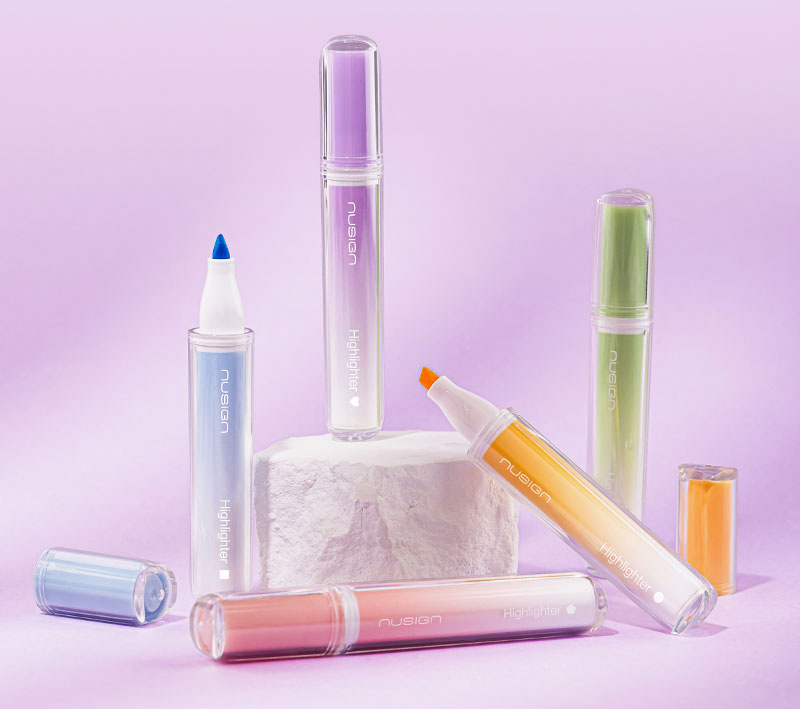 TEXTMARKER FORMA PATRATA SET 5 BUC NUSIGN DELI - imagine 3