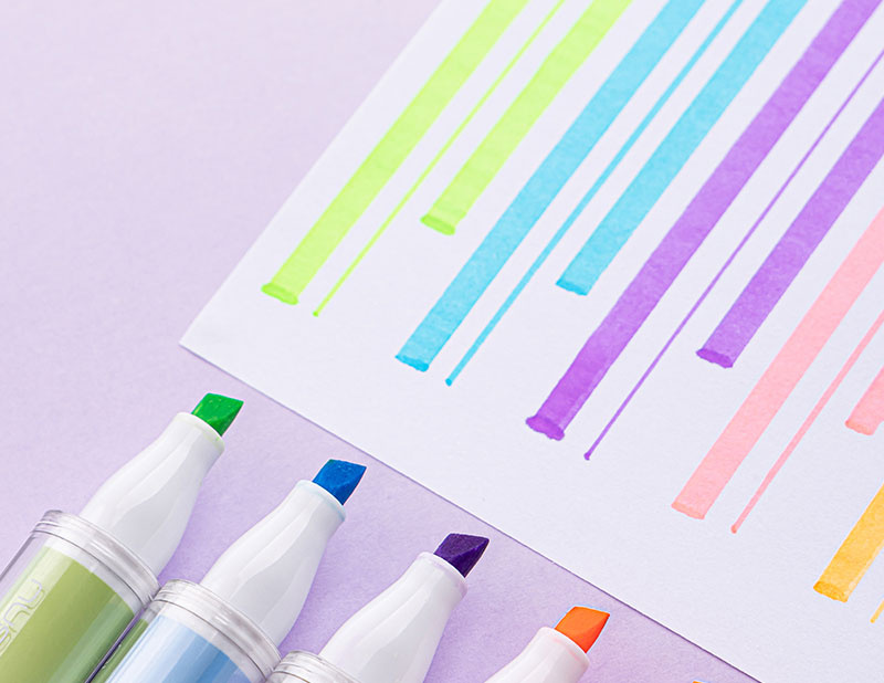 TEXTMARKER FORMA PATRATA SET 5 BUC NUSIGN DELI - imagine 4