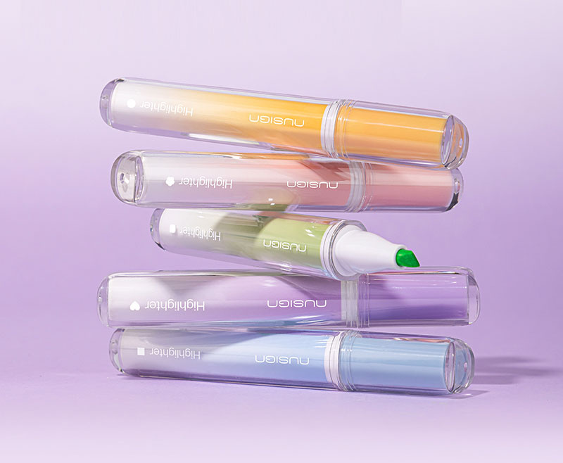 TEXTMARKER FORMA PATRATA SET 5 BUC NUSIGN DELI - imagine 5
