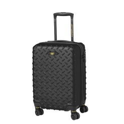 Troler cabina avion CATERPILLAR Industrial Plate, 37.5 x 23.5 x 54 cm (Lxlxh), 35L, ABS-negru