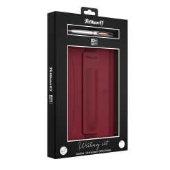 SET CADOU BURGUNDY - CONTINE SIGNATURE A5 BORDO + ETUI BORDO + PIX JAZZ NOBLE WHITE PEARL