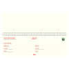 PLANNER BIROU 30 X 10 VERDE 2027 HARTIE IVORY BREF EGO - imagine 2